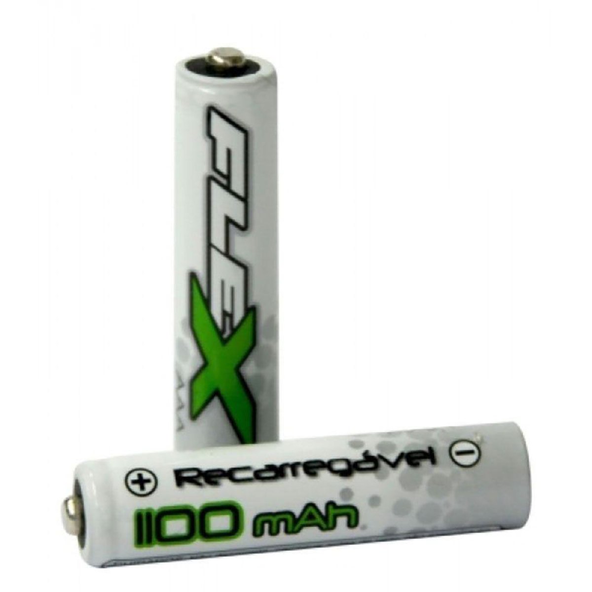 Pilha Recarregavel Flex Fx-aaa11b2 Aaa 1100 Mah Com 2un