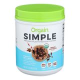 Chocolate Cremoso De Proteína Vegetal Simples Orgânica 1,25 Lbs Por Orgain