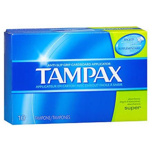 Tampons Tampax Com Aplicador Lavável Super Absorvência 10 Cada Da Tampax (pacote Com 4)