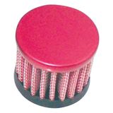 Filtro do Respiro do Óleo 18 mm Vermelho (TECIDO)