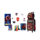 Mochila Escolar Homem Aranha 12 itens