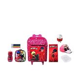 Mochila Escolar Miraculous com 8 itens