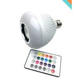 Lampada Musical De Led Bulbo Bluetooth Rgb + Controle Remoto