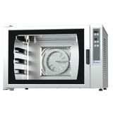 Forno Elétrico Digital De Convecção Hpe80 Inox C/ Injetor De Vapor E Sistema De Reversão - Prática 380v - Trifásico Prática Klimaquip