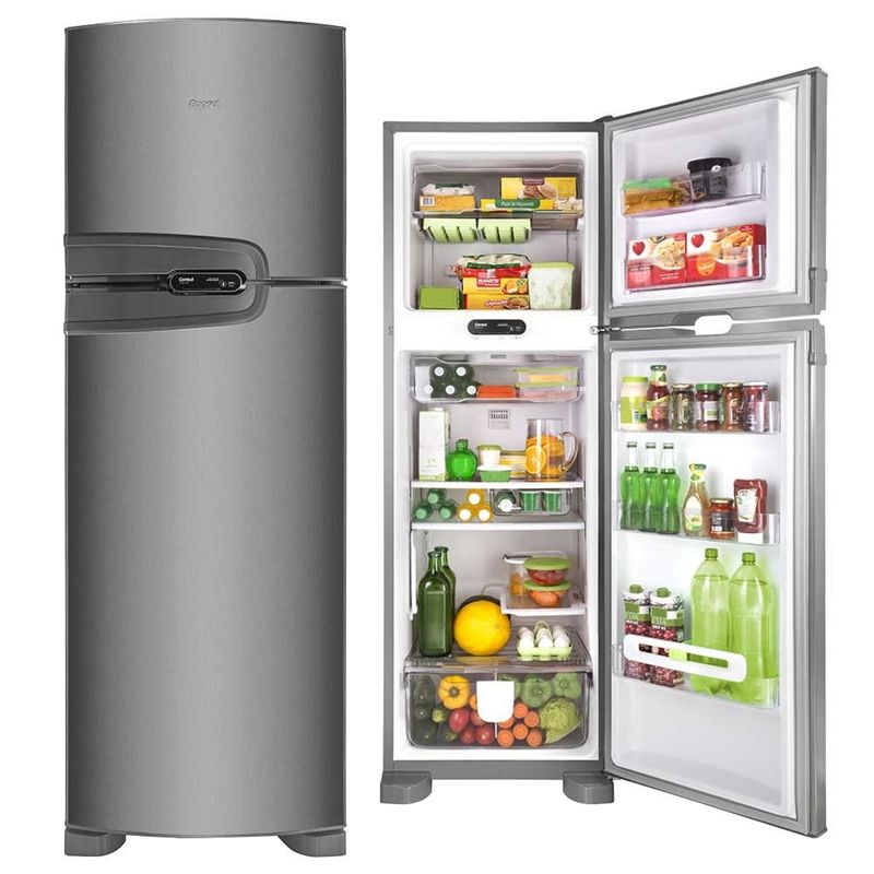 Geladeira/refrigerador 386 Litros 2 Portas Inox - Consul - 220v - Crm43nkbna