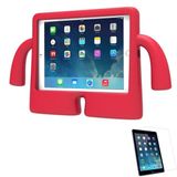 Kit Capa Protetor Infantil 'Mãozinha'para iPad 7 geração 10,2' + Película de Vidro (Vermelho)