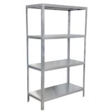 Prateleira 4 Planos Lisos Atual Inox em Aço Inox 430 P4PL