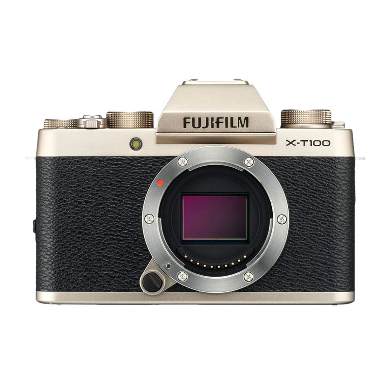 Câmera Digital Fujifilm Mirrorless Corpo Preto 24.2mp - X-t100