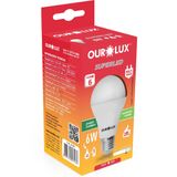Lâmpada Superled Bulbo 6 w 6500 k Branca Bivolt Ourolux
