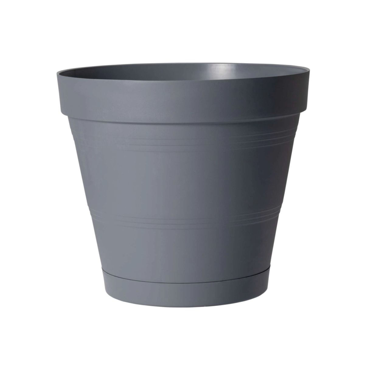 Vaso Acoplado West Garden Porto Cinza 25x22,2 cm