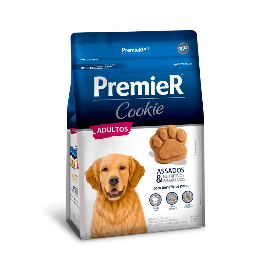 Biscoito Premier Cookie Para Cães Adultos 250g