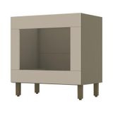 Balcão Forno Embutir Connect Duna/cristal - Móveis Henn