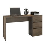 Mesa de Escritório Atualle Móveis Inovare Mocaccino Rústico