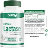 Suplemento Alimentar Enzima Lactase 4500 Fcc 120 Cáps -duom