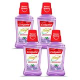Kit 4 Enxaguantes bucal Colgate Total 12 Zero Álcool Anti-Tártaro 250ml