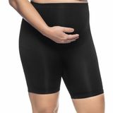 Calcinha Adulta Boxer Maternity Sem Costura Preta-P