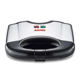 Sanduicheira com Placa Grill SACS Preto/Inox - Arno - 220V