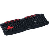 Teclado Gamer Spider GK-704BK Preto/Vermelho - Fortrek