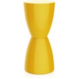 Banqueta Bery em 2 Taças Grandes de Polipropileno com Porta Treco - I'm In Home - Amarelo