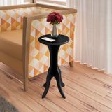 Mesa de Apoio Kin em MDF Artely Preto