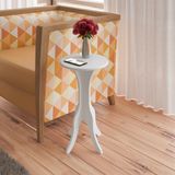 Mesa de Apoio Kin em MDF Artely Branco