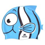 Touca de Natação em Silicone Kid Muvin TCS-400 Nemo Azul