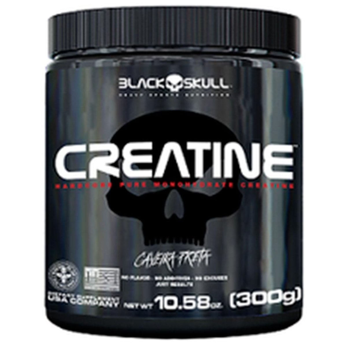 Creatine Caveira Preta (300g) - Black Skull