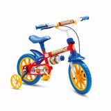 Bicicleta Infantil Colli Fireman Aro 12 Freio Tambor Dianteiro em polipropileno Azul
