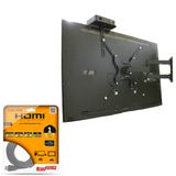 Suporte Articulado Para Tv De 23 A 55 - CS0040a + Prateleira + HDMI 1 Metro