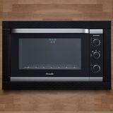 Forno Elétrico de Embutir Mueller 44 Litros Decorato Preto Preto