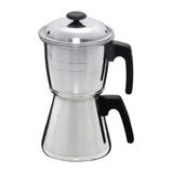 Cafeteira Econômica Tipo Italiana  Alumínio Polido