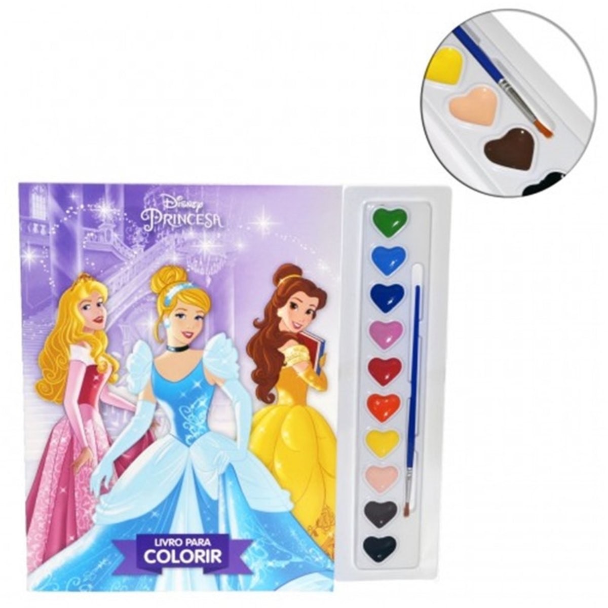 Mini Tubo Histórias para Colorir - Princesas Disney - DCL - Broker  Corporativo