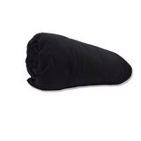 Lençol Avulso Com Elástico Casal Malha Penteada Preto