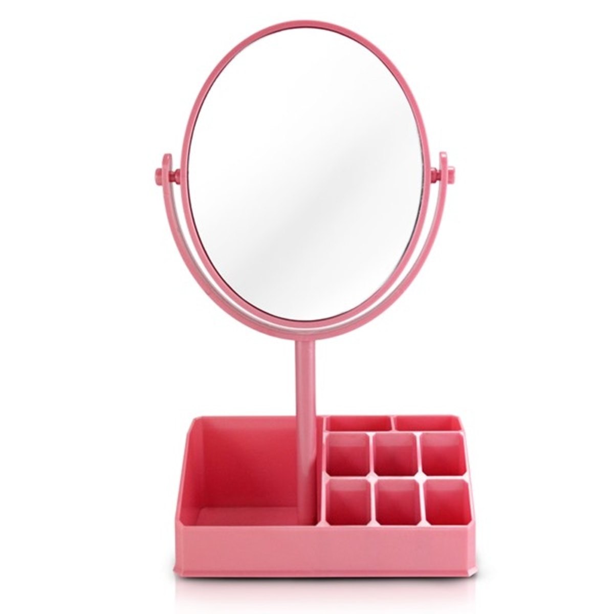 Espelho De Mesa Com Organizador De Maquiagens Rosa Carrefour Carrefour