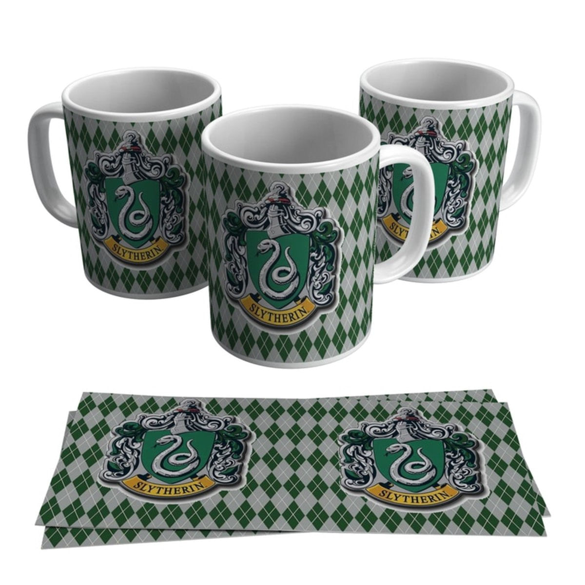 Caneca Slytherin Logo Casa Sonseria Harry Potter Filme Livro Carrefour