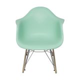 Cadeira Eames De Balanco Verde Tiffany - Or Design