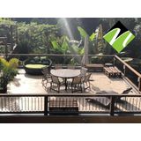 Jogo Conjunto Mesa Para Área Externa Piscina Varanda Jardim