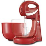 Batedeira Britânia Paris Cristal Neve, 350W, 4 Vel + Turbo, Vermelho - 110V