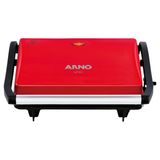 Grill Arno Compact Uno, Capacidade de 2 Hamburgueres, 760W, Vermelho - 110V