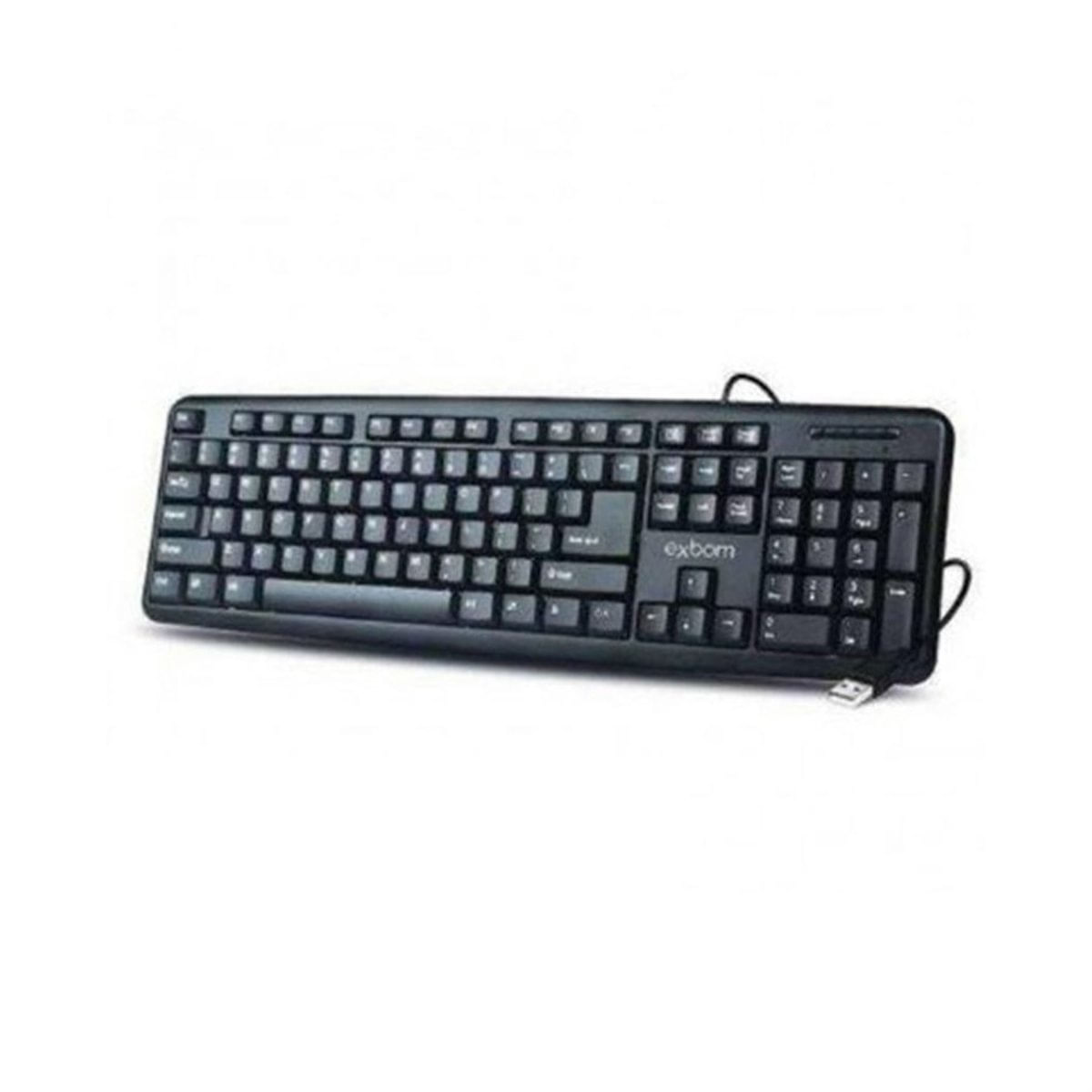 Teclado Standard Abnt2 Exbom Conexão Usb Preto Bk 102 Carrefour Carrefour 3153