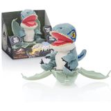 Uau! Pods Stuff Jurassic World Drop N Pop Dino - Velociraptor Blue | Ovo De Dinossauro Com | De Brinquedo De Pelúcia Pop-up Mercadoria Oficial Do Rei