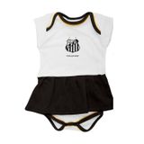 Vestido Body Times De Futebol Bebês Torcida Baby