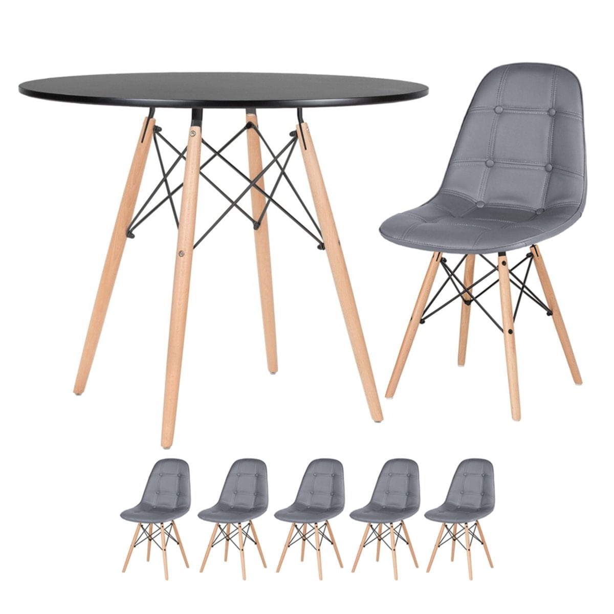 MV19861529_KIT---Mesa-Eames-90-cm-preto---5-cadeiras-estofadas-Eames-Eiffel-Botone---Cinza-escuro_1_Zoom