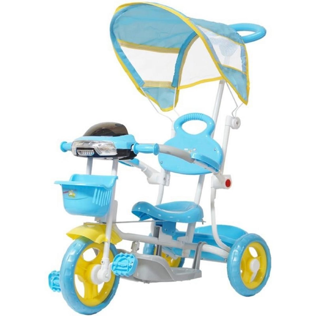 Triciclo Infantil Passeio com Empurrador 2 em 1 Motoca Bw003