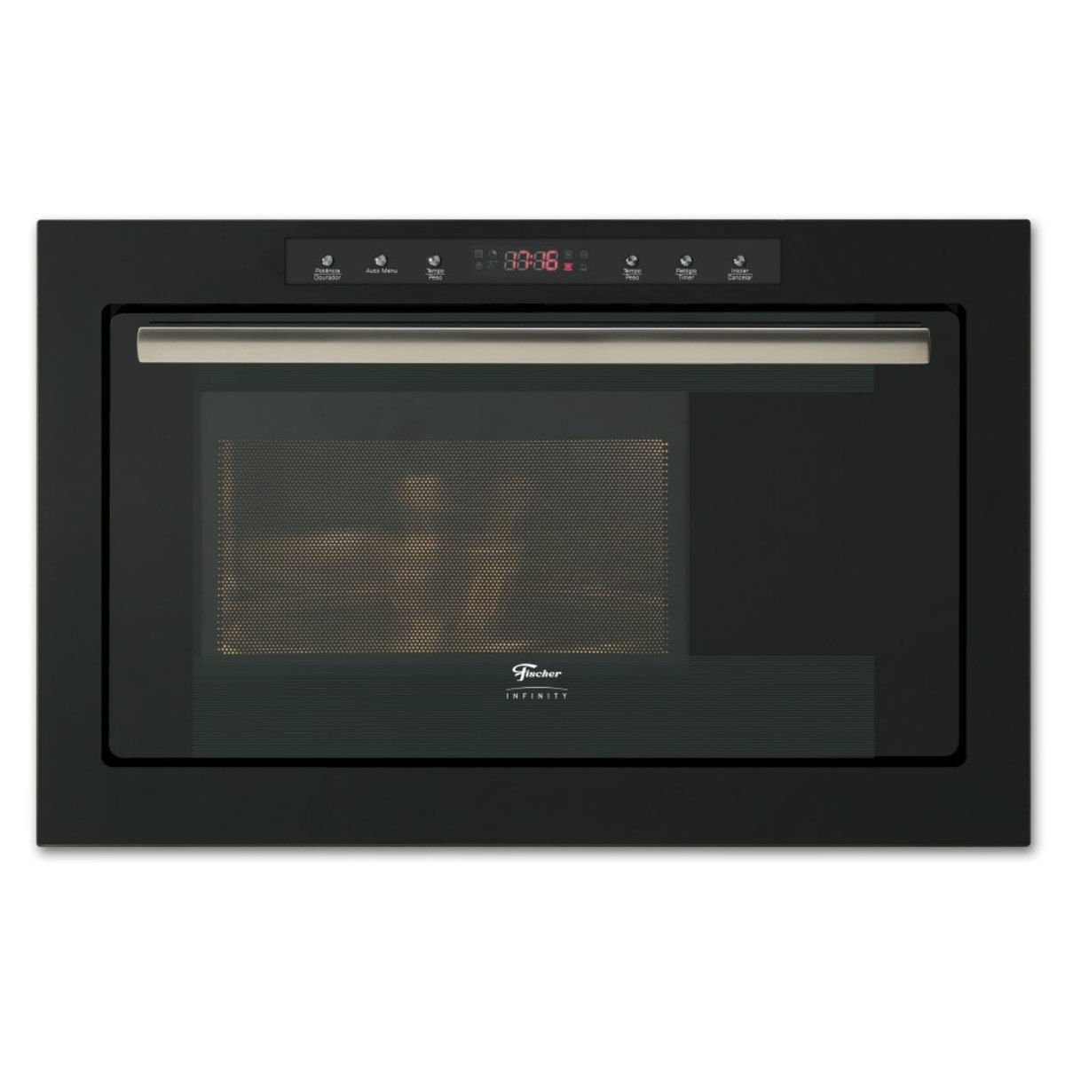 Forno Microondas de Embutir Fischer Infinity 25L Preto