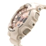 Relógio CASIO G-SHOCK feminino anadigi rose GMA-S120MF-4ADR