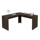 Mesa De Canto Para Home Office Me4116 Rústico - Tecno Mobili