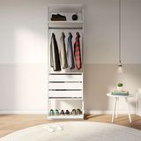 Guarda-roupa Modulado Mississippi 3 Gv Branco