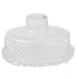 Queijeira de Vidro, Porta Queijo 20cm, Queijeira com Tampa   Cozinha
