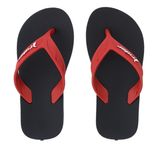 Chinelo Rider Street Infantil Preto e Vermelho Tamanho 30